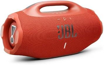 JBL, Caixa de Som, Boombox 4, Bluetooth, Som Pro, AI Sound Boost, Graves Personalizáveis, Bateria de até 34H, IP68, Áudio Lossless Laranja