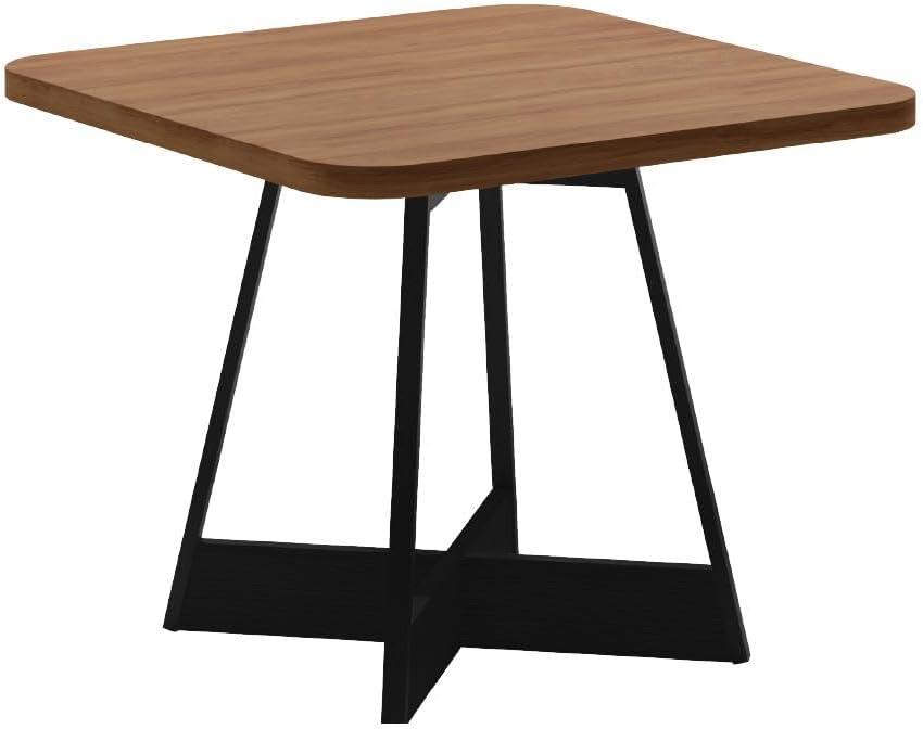 Mesa de Jantar Átria Carraro (Quadrada, Nogal Com Preto)