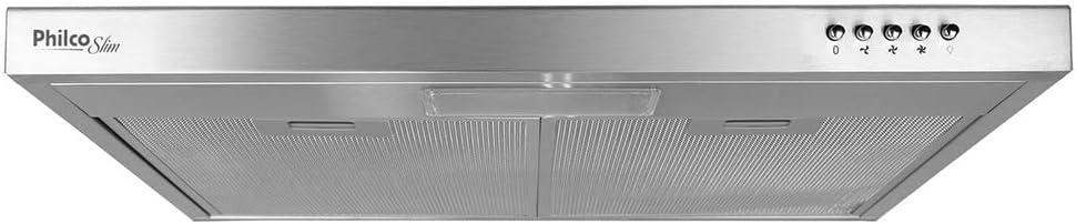 Philco Depurador, Slim Pdr60i, 150w, Cinza, 220v, Montagem na parede