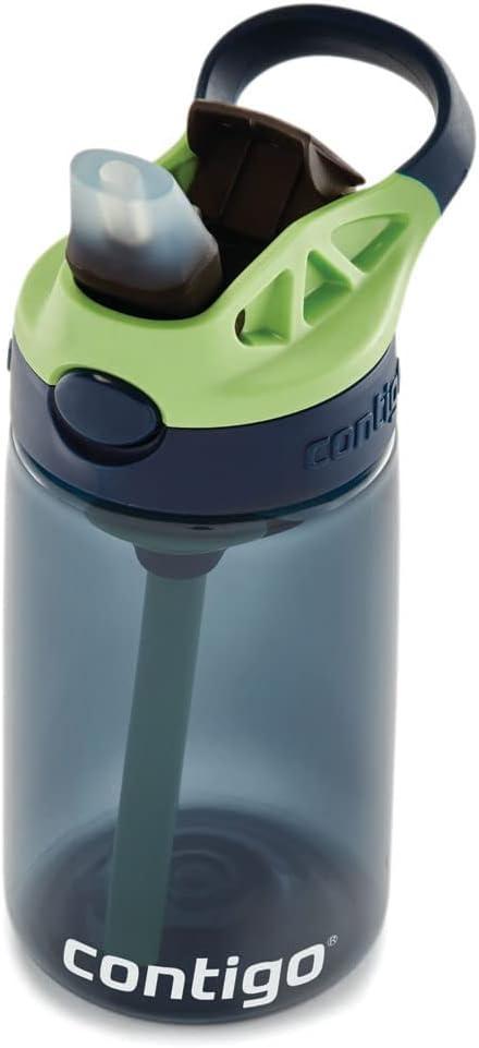 Garrafinha Infantil Tritan Verde e Azul Marinho 414ml Contigo