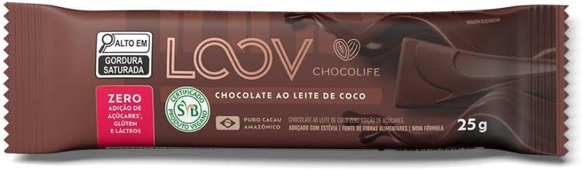 Loov Chocolate ao Leite de Coco Chocolife 25g