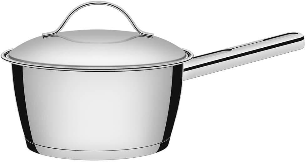 Panela Tramontina Allegra em Aço inox com Fundo Triplo 16 cm 1,5 L
