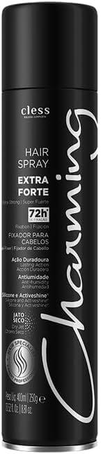 CHARMING Hair Spray Fixador 400ml Black Unit Charming