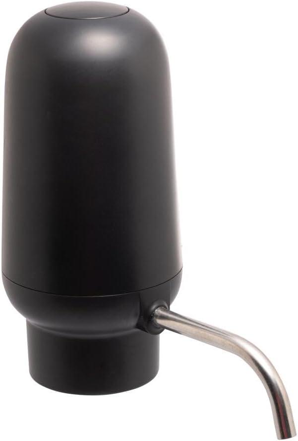 WOLFF - Aerador Elétrico para Vinho Automático de Plástico e Aço Inox Preto 6cm x 12cm x 11,5cm