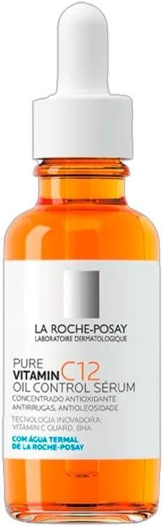 La Roche-Posay, Sérum Antirrugas para Peles Oleosas, Pure Vitamin C12 Oil Control