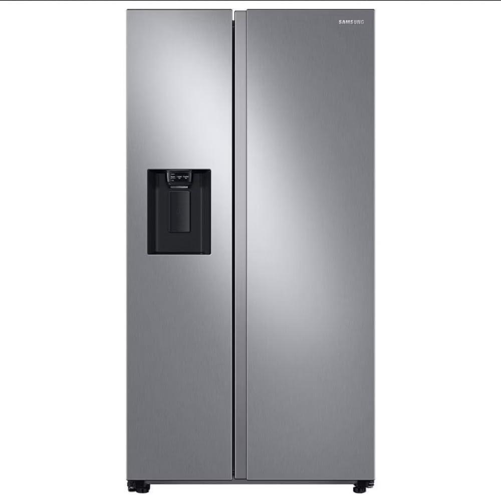 Geladeira Samsung RS60 Side by Side com All Around Cooling e SpaceMax 628L Inox Look 220V