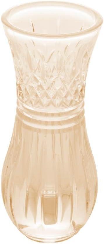 WOLFF - Vaso de Cristal Lys Âmbar Metalizado 6cm x 15cm