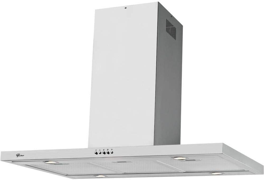Fischer Coifa de Ilha Tradition Line 90cm Inox 127V