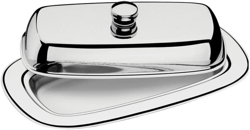 Tramontina 61424000 Manteigueira com Tampa Aço Inox, Prata