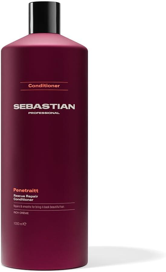 Sebastian Professional, Penetraitt, Condicionador fortalecedor reparação profunda para cabelos danificados e sensibilizados, 1 litro