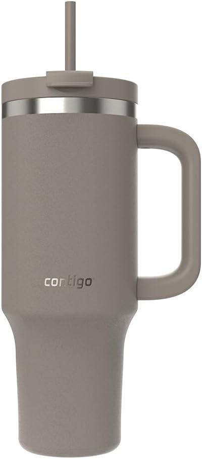 Copo Térmico com Canudo Streeterville 1,18L - Cinza