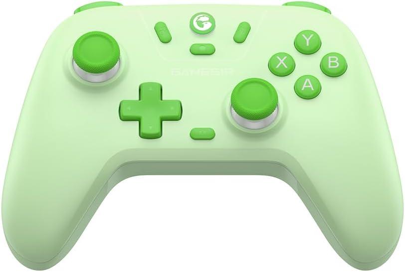 GameSir Nova Lite Controle Bluetooth e Sem Fio 2.4G para PC Windows, Celular Android iPhone, Nintendo Switch e Steam Deck, Gamepad com Hall Effect Anti-Drift, Turbo, Vibração, Dongle USB - Verde