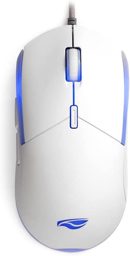C3Tech Mouse MG-80WH Branco Gaming USB2.0 Gold com LED multicores DPI até 3200 Ergonômico