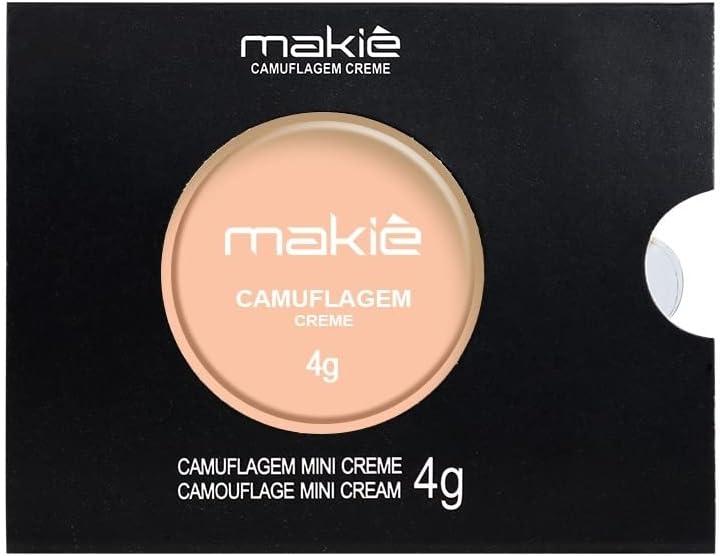 Mini Corretivo Camuflagem Creme 4g - Makiê (Ivory) - Correção de olheiras, manchas na pele, acne ou cicatrizes