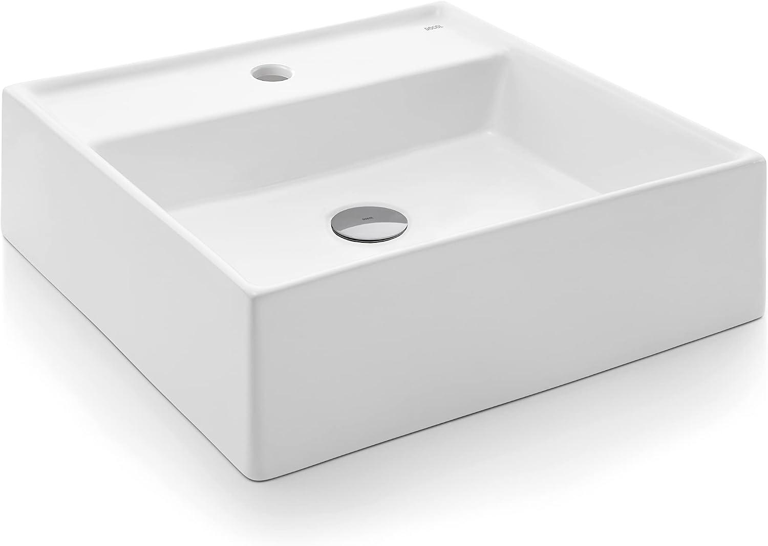 Docol Cuba de Apoio Quadrada 410x145x410 - Cod.Novo: 12009700026 Cod.Antigo: 00970026