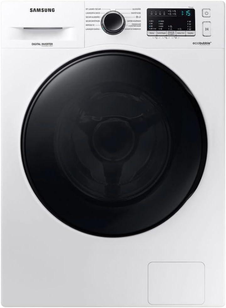 Samsung WD11A Lava e Seca 3 em 1 Branco Frontal 11kg com Ecobubble, Lavagem a Seco e Ciclo Rápido 220V Eletromecânico 1400rpm