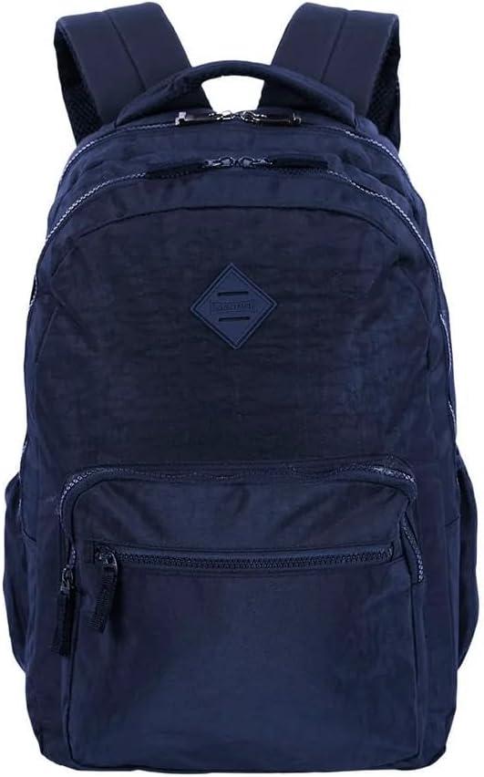 Mochila com Divisórias Sestini College Crinkle 3, Azul