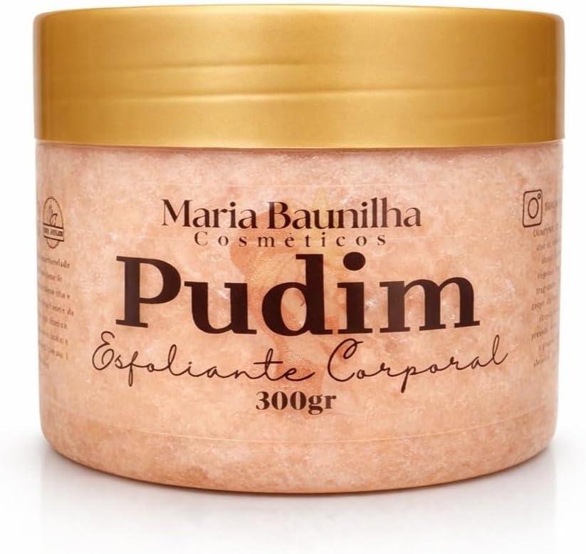 Esfoliante Corporal Maria Baunilha - Hidratação Intensa e Pele Macia (Pudim)