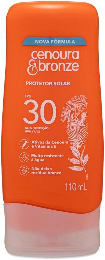 Protetor Solar FPS 30 Cenoura & Bronze 110ml