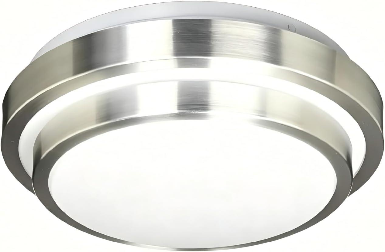 EKROTOK Luz De Teto 26 * 26CM, Luminária de Teto com 3 Cores Claras para Sala de Jantar, Quarto, Cozinha, Café, Lustre de LED Pendente, Luminária Pendente de LED (85-265V) (18W)