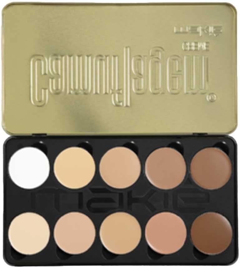 Makiê Camuflagem Creme Cor Clara a Média - Paleta de Corretivo