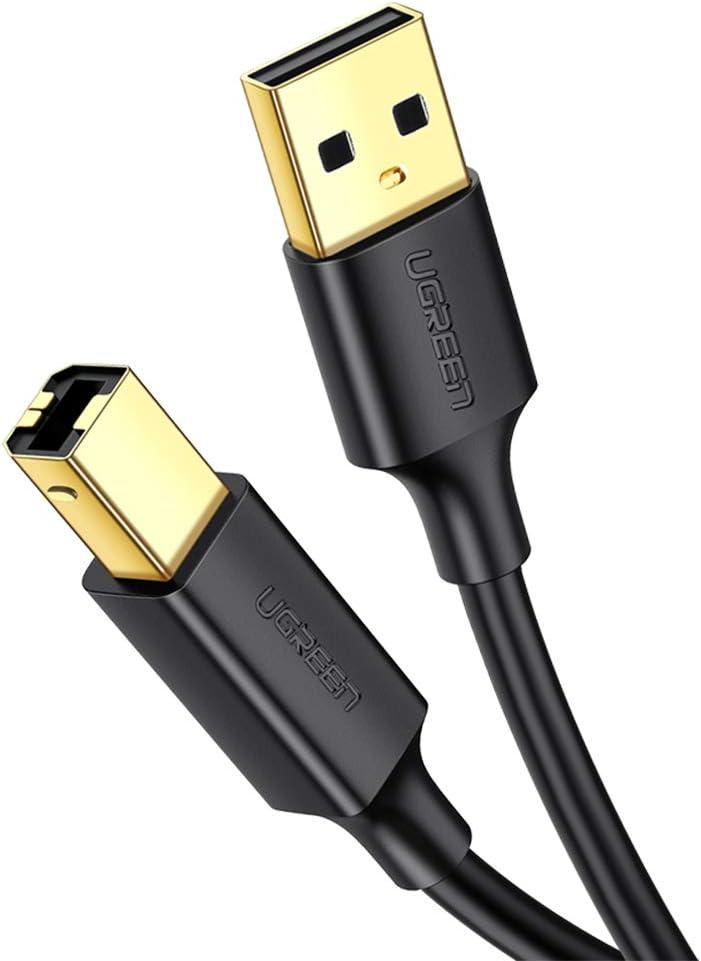 UGreen Cabo USB B 2.0 Impressora Universal HP Epson 2m