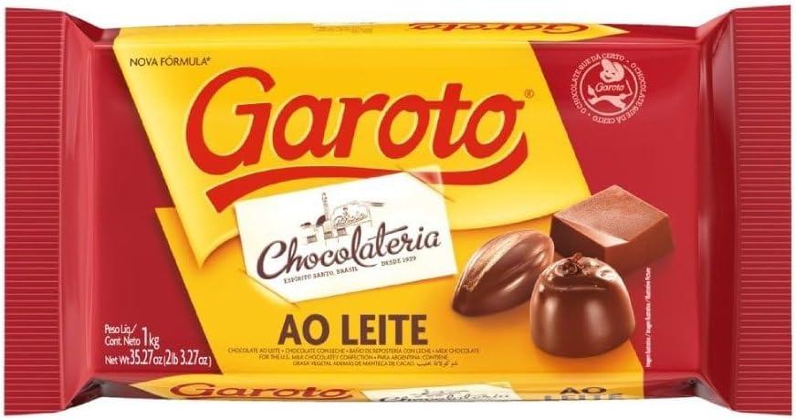 Chocolate para Cobertura Garoto ao Leite, 1kg