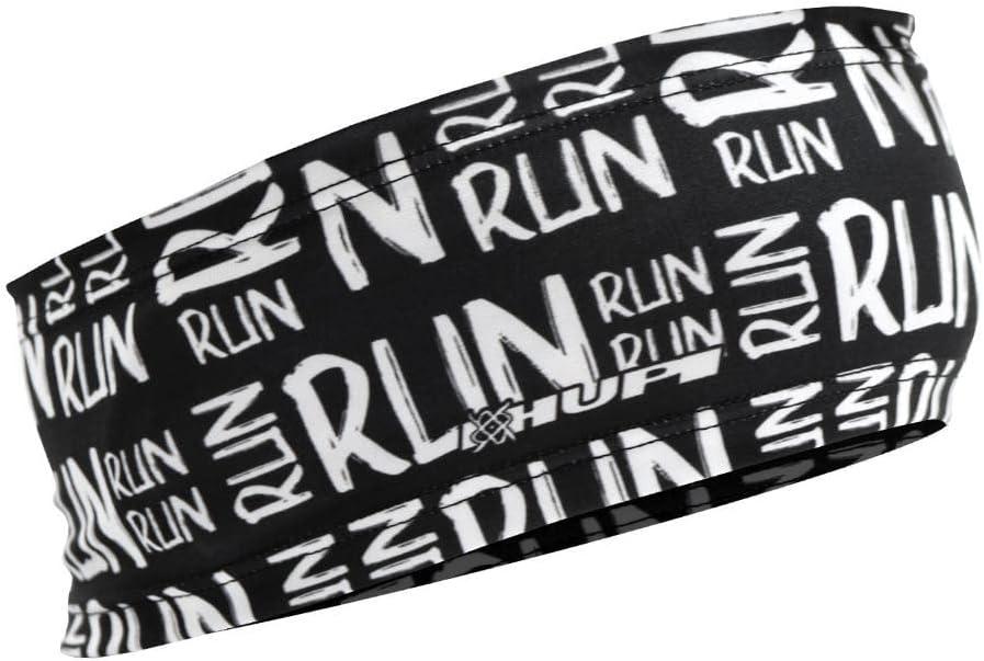 Testeira Hupi Headband Bandana Run Unissex, Cor: Preto