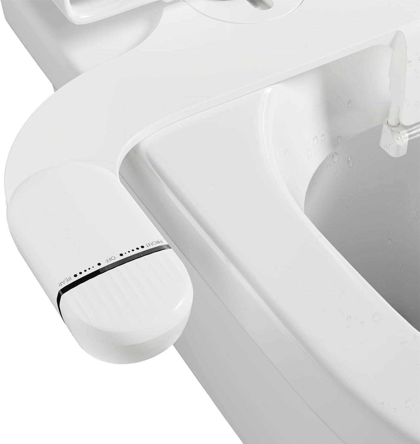 Acessório de Bidê Ultrafino para Vaso Sanitário com Bico Duplo