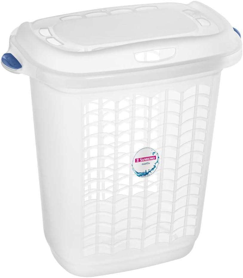 Sanremo - Roupeiro Plástico de 46,4 Litros, Linha Hydrus