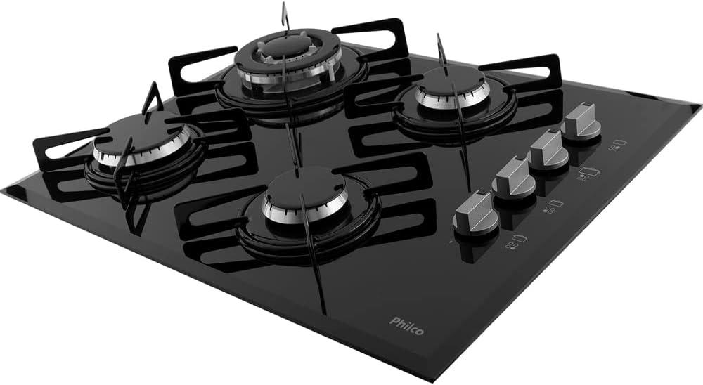 Cooktop Cook Chef 4 TC Preta