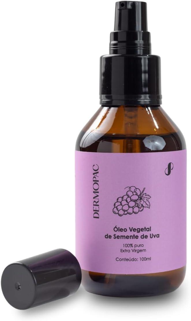 Dermopac Óleo Vegetal de Semente de Uva 100% Puro, 100ml