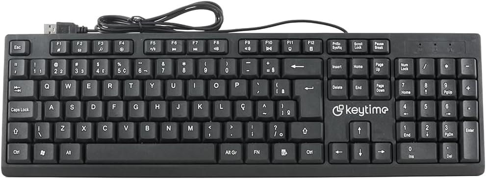 Teclado Keytime TypeFlow ABNT2 USB2.0 KYT00009