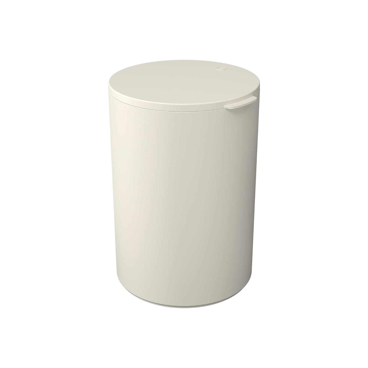 Coza - Lixeira com Tampa Serene 5L - Cinza Claro