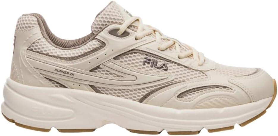Tênis Fila Runner 2K Feminino Branco e Cinza