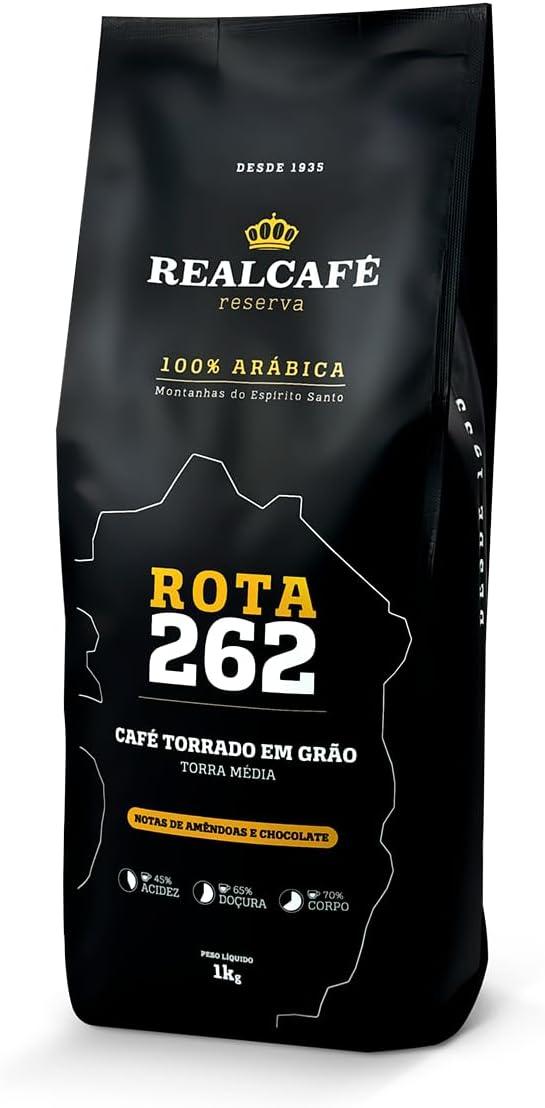 Realcafé Reserva | Café Especial Rota 262 | Torrado em Grãos | Torra Média | 100% Arábica | Pontuação 86,00 | 1kg