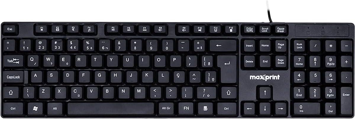 Teclado Officeeasy com Fio Usb2.0 Preto