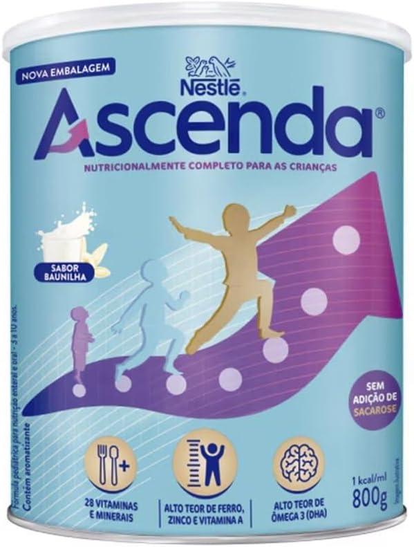 Suplemento Infantil de Baunilha Ascenda, 800g