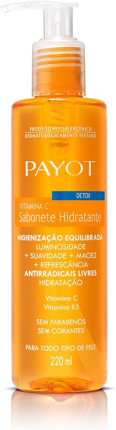 PAYOT Sabonete Liquido Detox, Vitamina C, 220ml