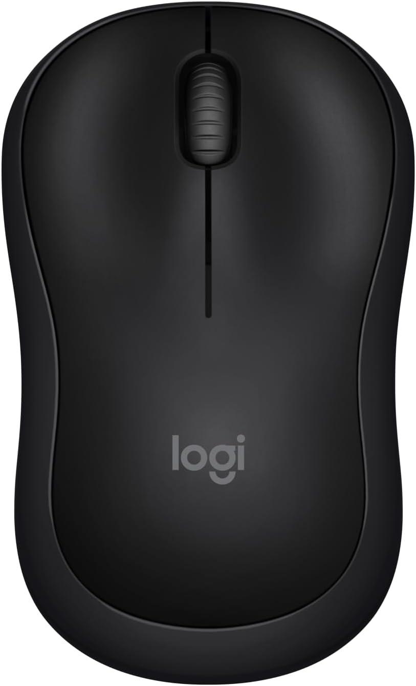 Mouse Sem Fio Logitech M240 com Conexão Bluetooth, Clique Silencioso, Design Ambidestro Compacto, Bateria de 18 Meses, Compatível com Windows, macOS, ChromeOS - Preto