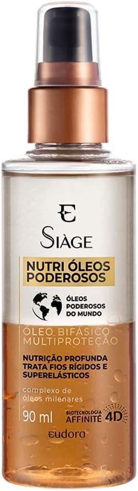 Óleo Bifásico Capilar Siàge Nutri Óleos Poderosos 90ml