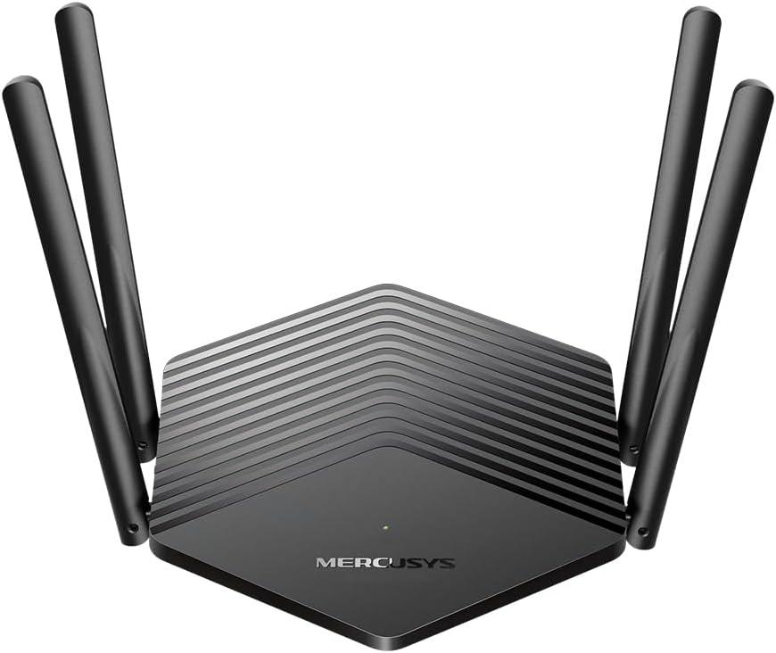 Mercusys MR80X V4 Roteador Wi-Fi 6 AX3000 Dual Band, 4 Portas Gigabit, 4 Antenas, EasyMesh, Cobertura de até 180 m² e Conexão para até 100 Dispositivos