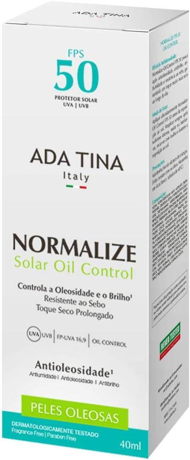 Ada Tina Normalize Oil Control Fps 50 - Protetor Solar Facial 40ml
