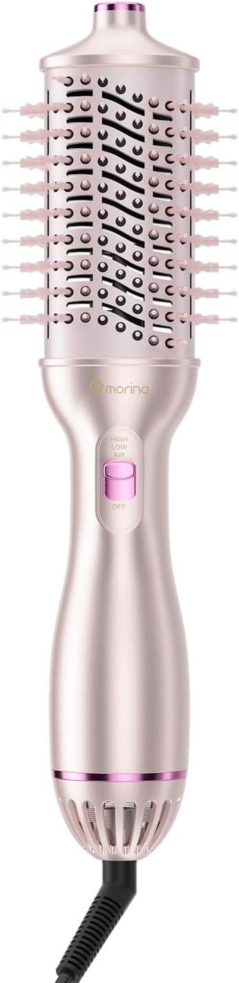Escova Secadora Modeladora 1000W 220V com Cabo Giratório 360°, ROSA