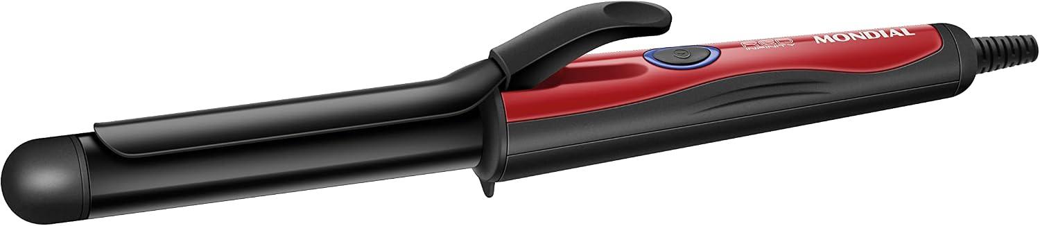 MONDIAL Modelador de Cachos, Preto/Vermelho, Bivolt - EM-12