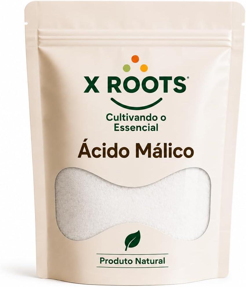 Ácido Málico X Roots – Ingrediente Alimentício em Pó | Ideal para Preparações e Misturas (1kg)
