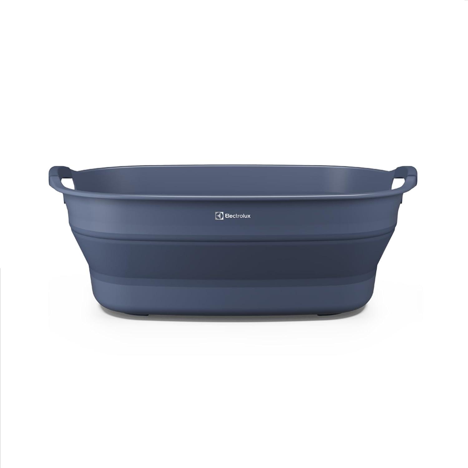 Electrolux Cesto de Roupa Dobrável Azul 30L Multiuso