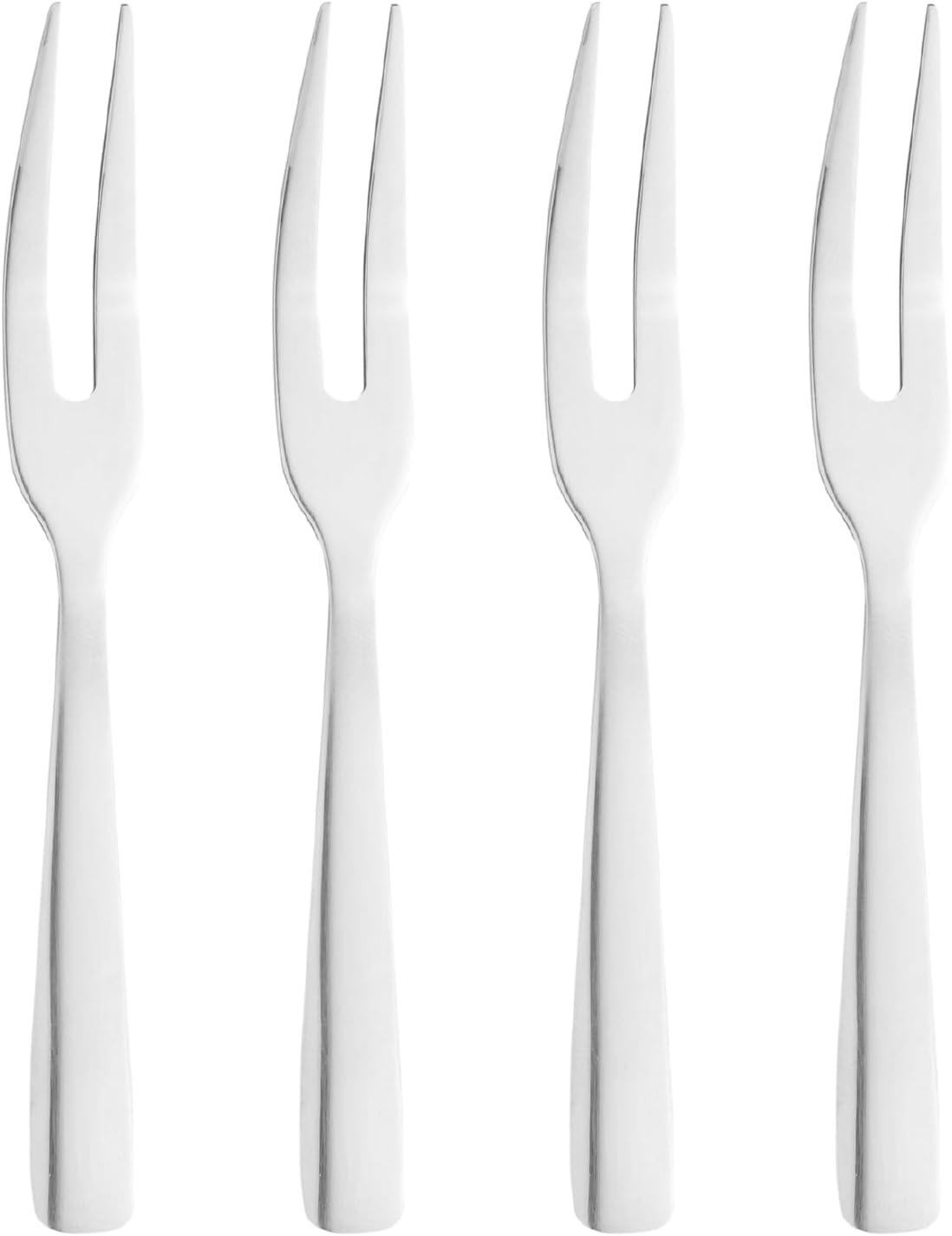 WOLFF - Conjunto 4 Garfos de Aço Inox para Aperitivo