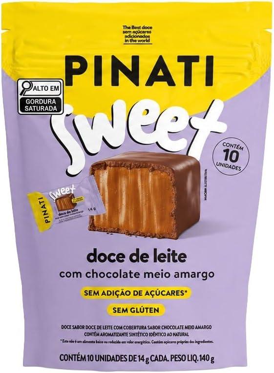 PINATI Doce Zero Açucar SWEET Doce de Leite 14g - 10 unidades