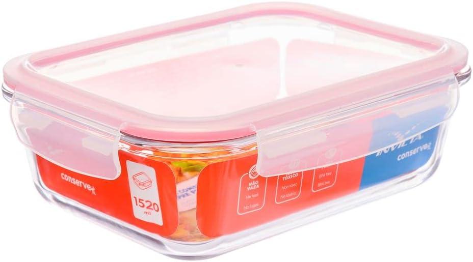 Pote de Vidro Tampa Hermética 1,52 L, Invicta